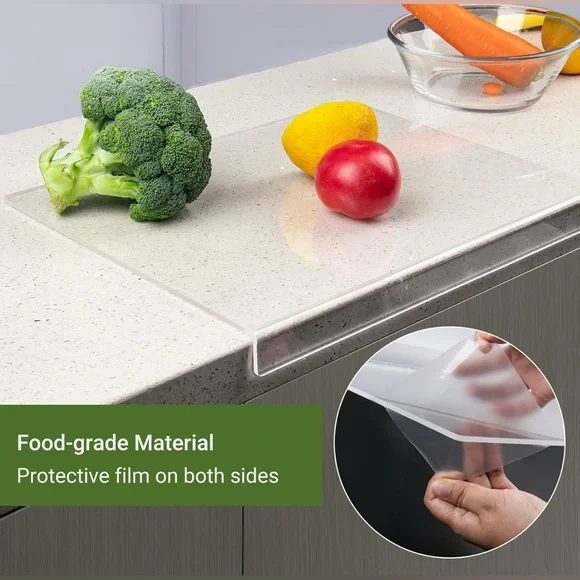 New! Unused! Acrylic Cutting Board for Kitchen Counter - Clear Cutting Board fo